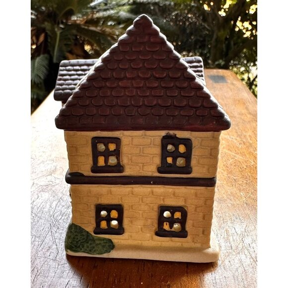 VTG Gift Collection Tea Light Hotel English Tudor Ceramic New Christmas Present - Picture 6 of 12